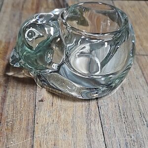 Elegant Glass Cat Figurine